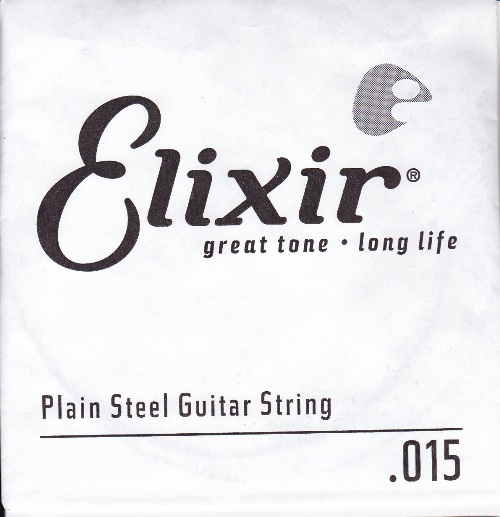 Elixir 015 Single String Plain Steel