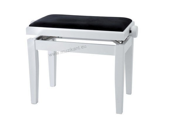 GEWA Piano Bench Deluxe White Gloss