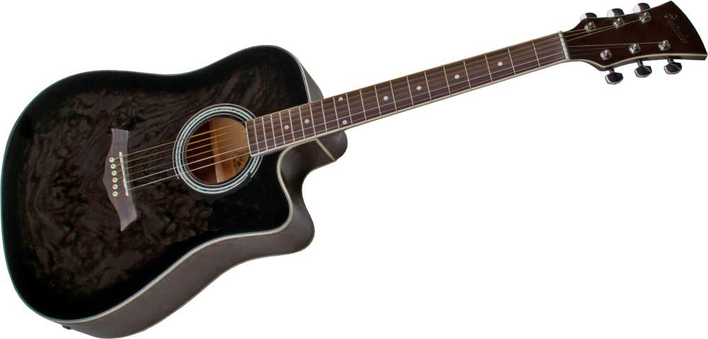 Gitara elektroakustická Santander 1155 cutaway javor, mahagón