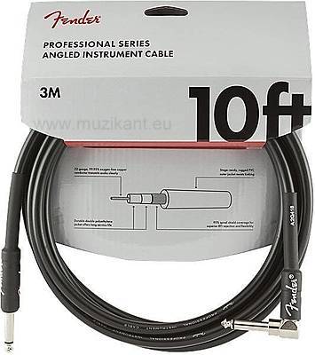 Fender Professional Series Instrument Cable S/A 3 m Black