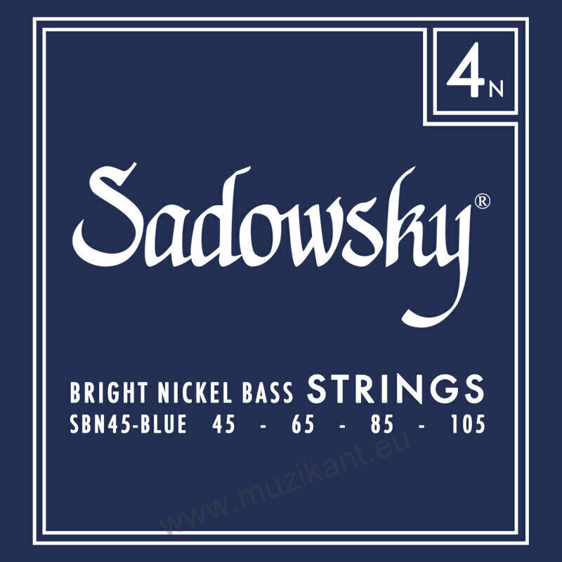 Sadowsky Blue Label 4 45-105  bass niklové struny  