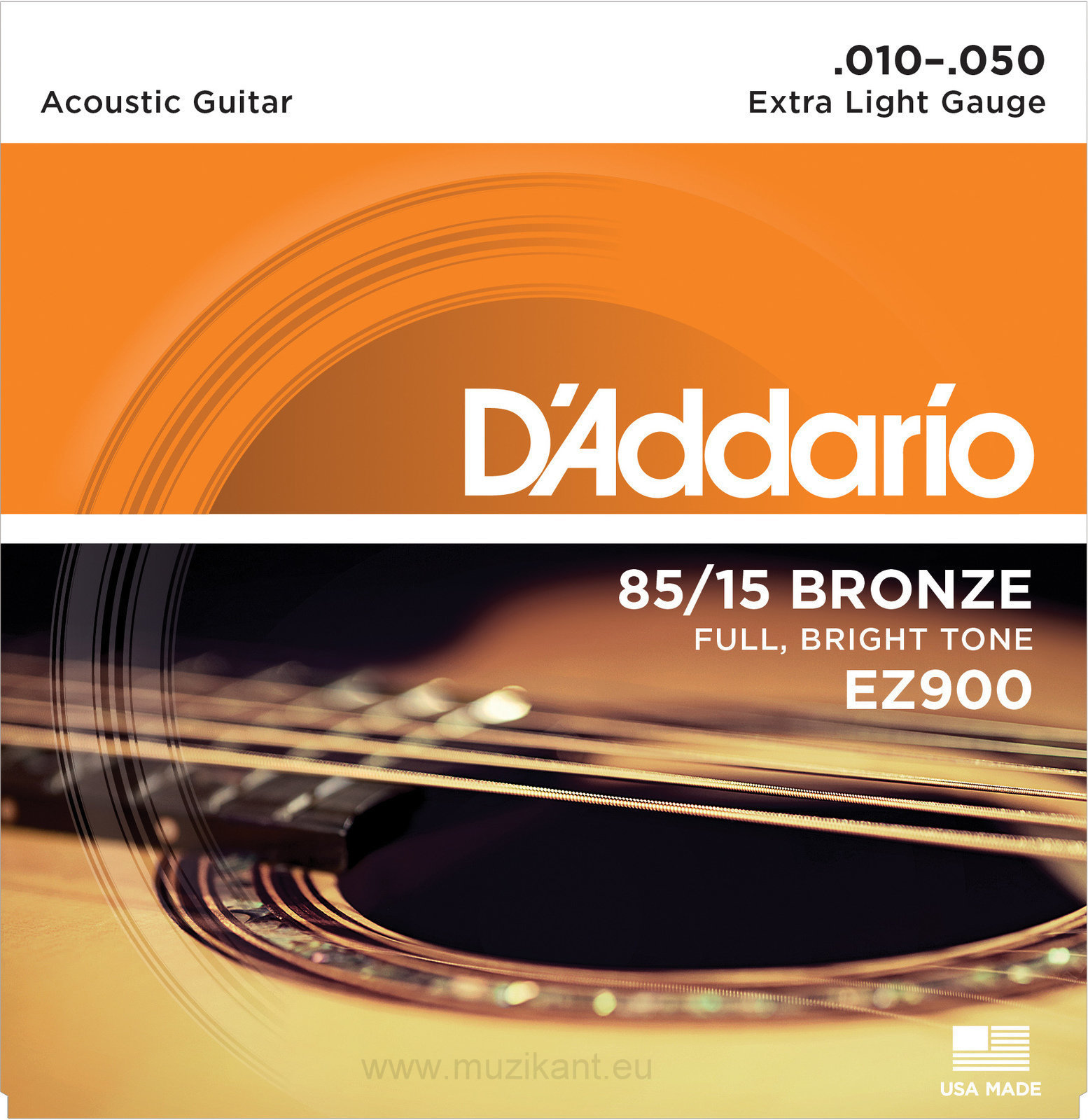 D'Addario EZ-900 Struny pre akustickú / westernovú gitaru