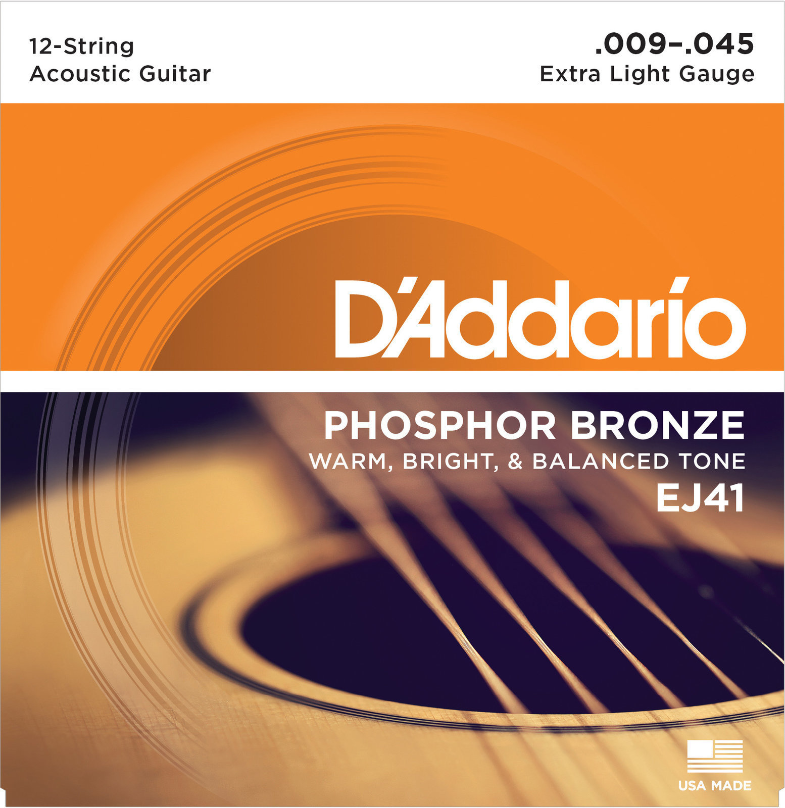 D'Addario EJ41 Struny pre 12-strunovú akustickú gitaru