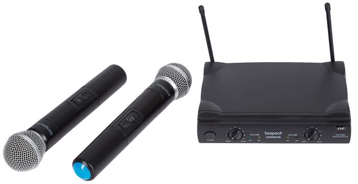 Mikrofón BESPECO GM905R Duálna bezdrôtová súprava