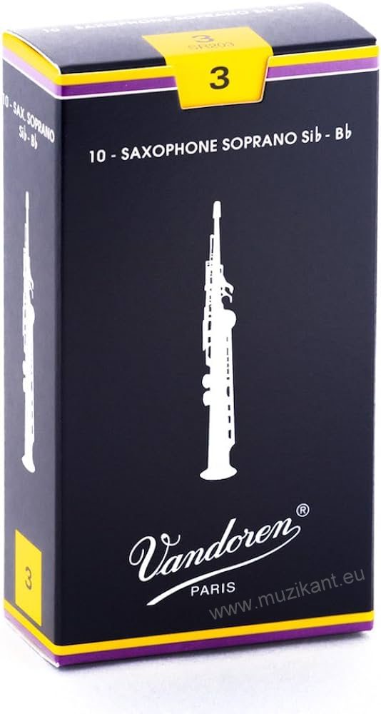 Vandoren Classic 3 Plátok pre sopránový saxofón