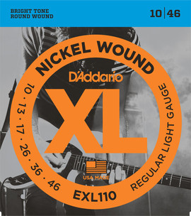 D´Addario EXL 110 Nickel Wound Regular Light - Bulk balenie