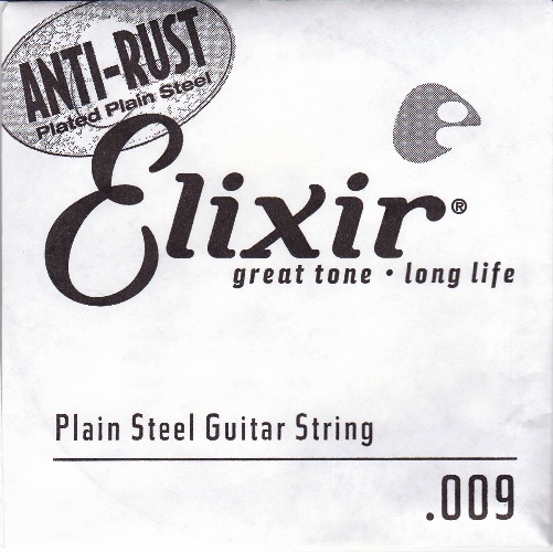 Elixir 009 Single String Plain Steel
