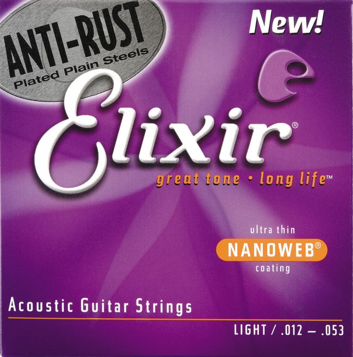 Elixir 80/20 Bronze Nanoweb sada strún pre akustickú gitaru