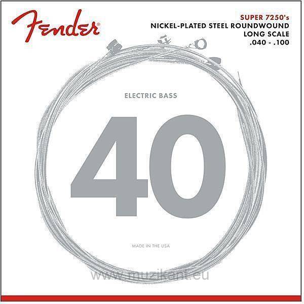 Fender Super 7250 Bass Strings 40-100