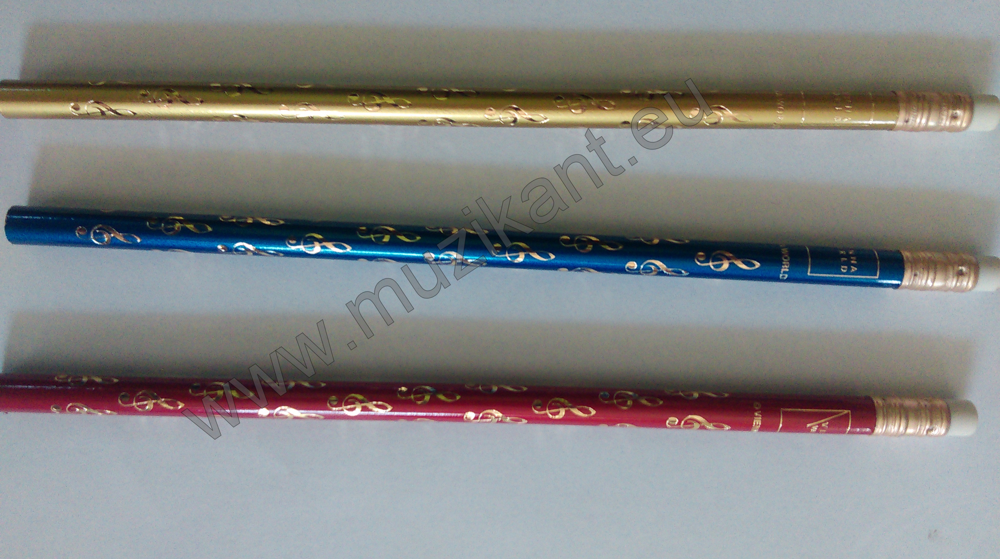 PETZ PZ0734 Ceruzka  s husľovým kľúčom farebná 