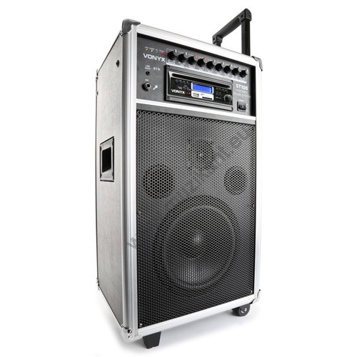 Vonyx ST100 MK2 Portable Sound System 8", BT/CD/MP3/UHF