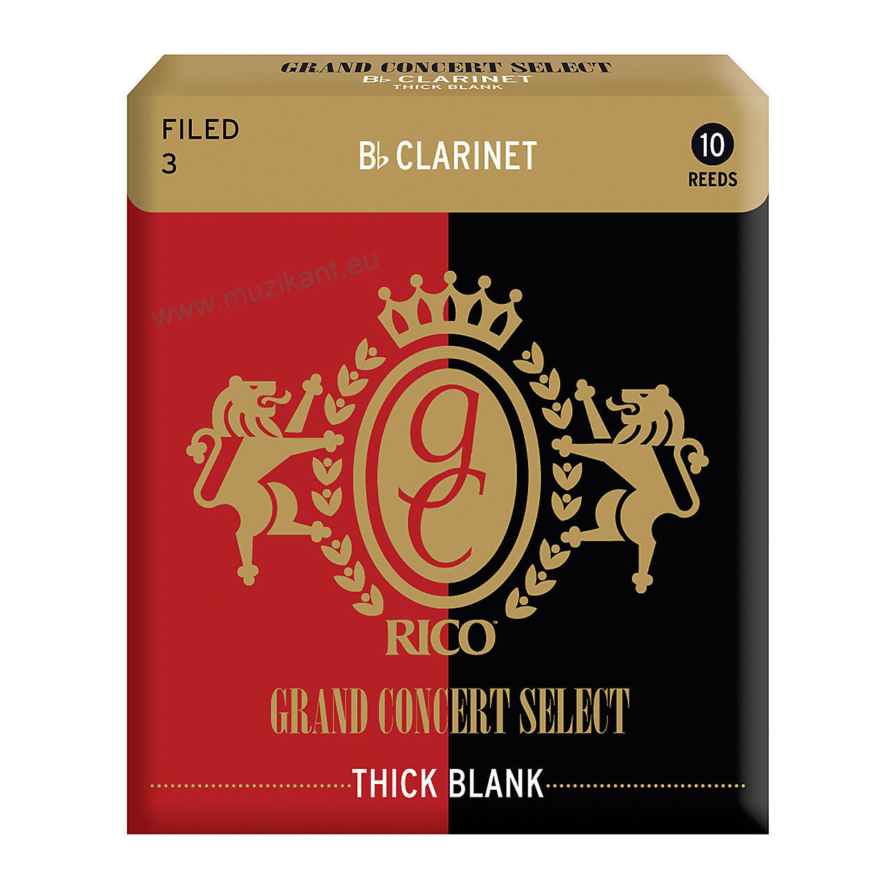 Rico RGT10BCL300 Grand Concert Select Thick Blank Bb klarinetové pláty