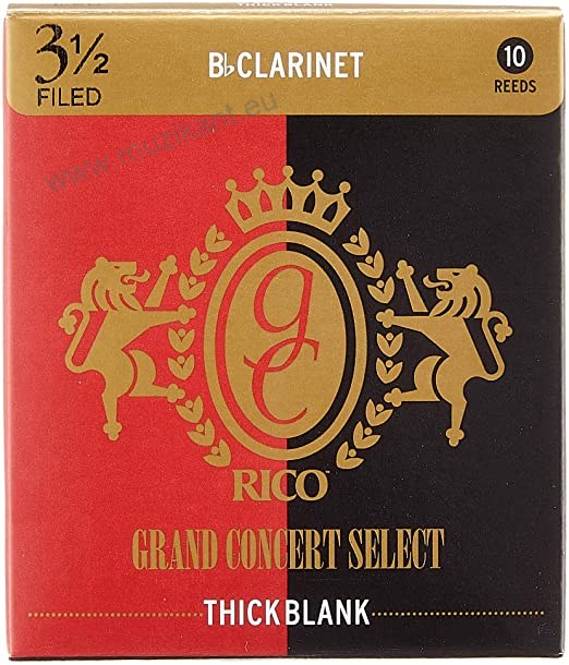 Rico RGT10BCL350 Grand Concert Select Thick Blank Bb klarinetové pláty