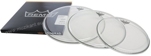 Remo Emperor Transparent ProPack (10", 12", 14") Sada blán na bicie