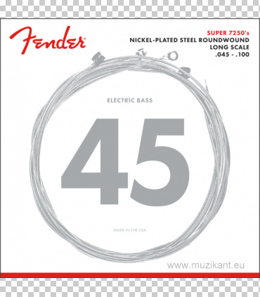 Fender Super 7250 Bass Strings 45-100