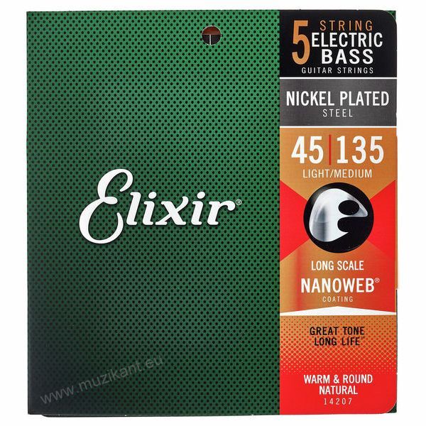 Elixir 14207 NanoWeb Light/Medium 45-135