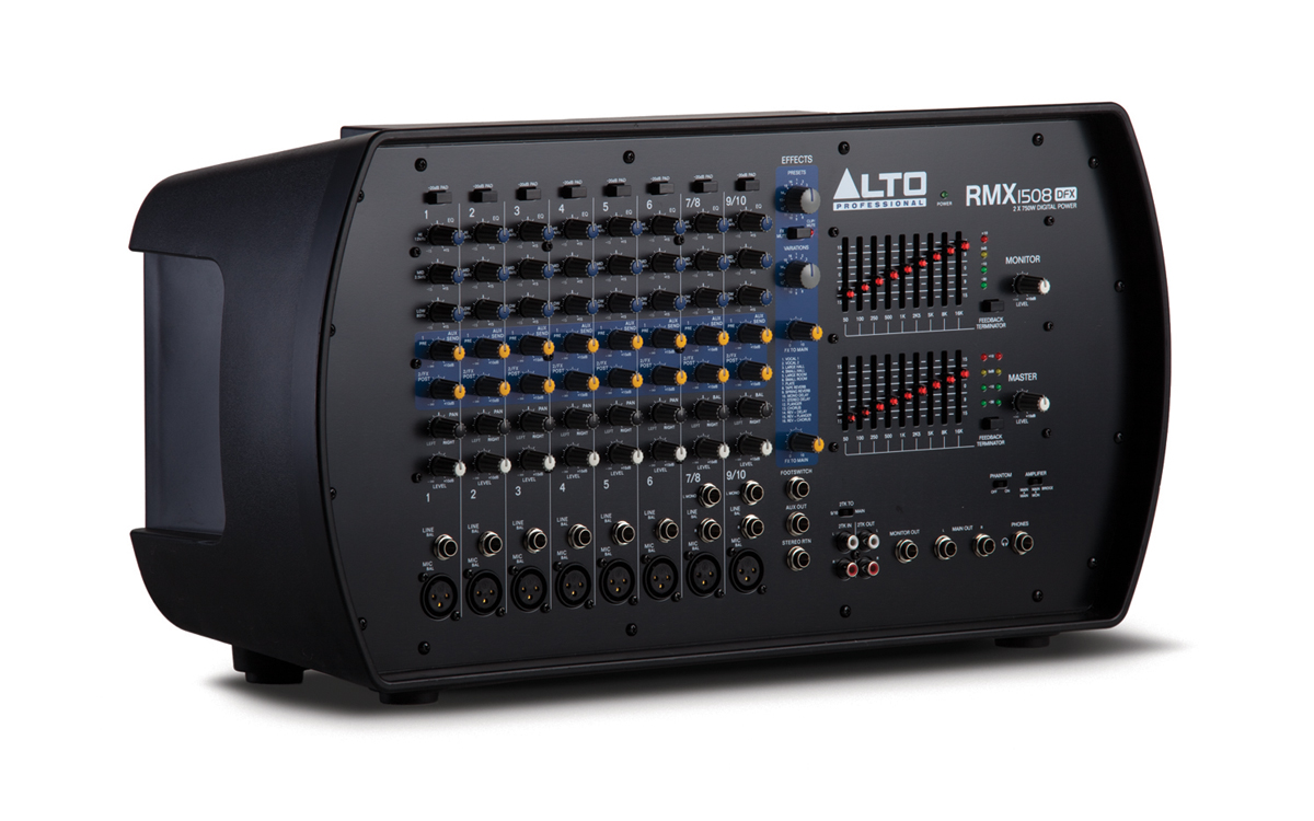 Alto RMX1508 DFX výkonový kabinet mixpult 1500W