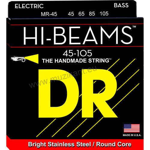 DR Strings MR 45 Hi-Beam Electric Bass Strings 45-105